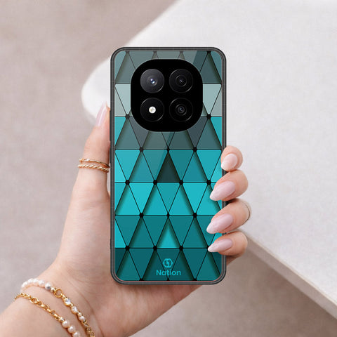 Xiaomi Poco X7 Cover - ONation Pyramid Series - HQ Ultra Shine Premium Infinity Glass Soft Silicon Borders Case