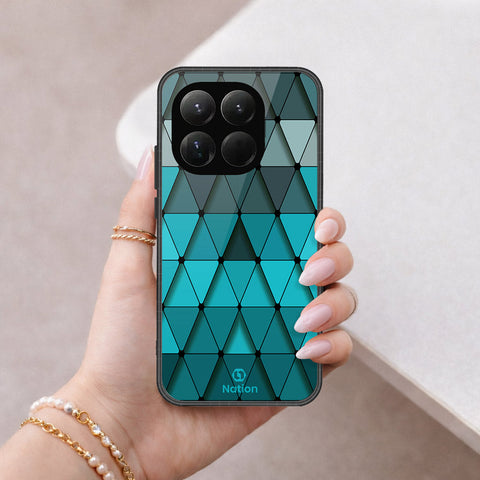 Xiaomi 14T Pro Cover - ONation Pyramid Series - HQ Ultra Shine Premium Infinity Glass Soft Silicon Borders Case