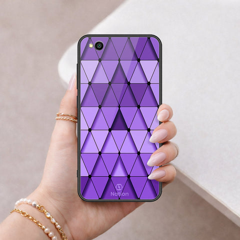 Xiaomi Redmi Go Cover - ONation Pyramid Series - HQ Ultra Shine Premium Infinity Glass Soft Silicon Borders Case