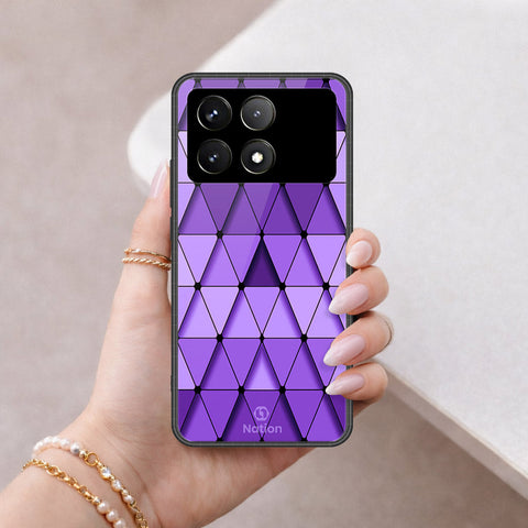 Xiaomi Poco X6 Pro Cover - ONation Pyramid Series - HQ Ultra Shine Premium Infinity Glass Soft Silicon Borders Case