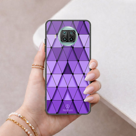 Xiaomi Redmi Note 9 Pro 5G Cover - ONation Pyramid Series - HQ Ultra Shine Premium Infinity Glass Soft Silicon Borders Case