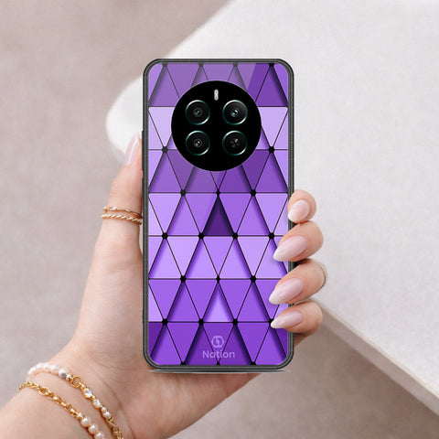 Realme P1 Speed Cover - ONation Pyramid Series - HQ Ultra Shine Premium Infinity Glass Soft Silicon Borders Case