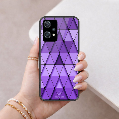 OnePlus Nord CE 2 Lite 5G Cover - ONation Pyramid Series - HQ Ultra Shine Premium Infinity Glass Soft Silicon Borders Case