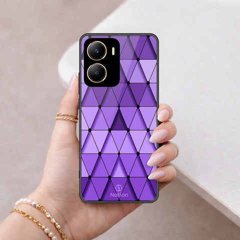Vivo Y56 Cover - ONation Pyramid Series - HQ Ultra Shine Premium Infinity Glass Soft Silicon Borders Case
