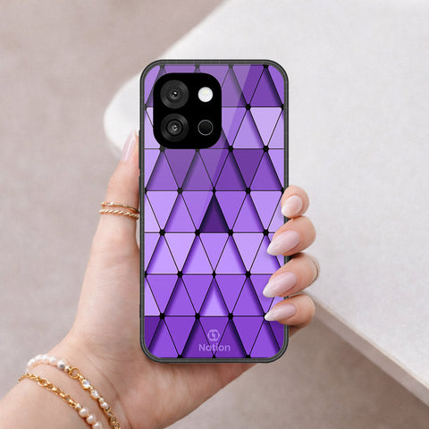 OnePlus 13s Cover - ONation Pyramid Series - HQ Ultra Shine Premium Infinity Glass Soft Silicon Borders Case