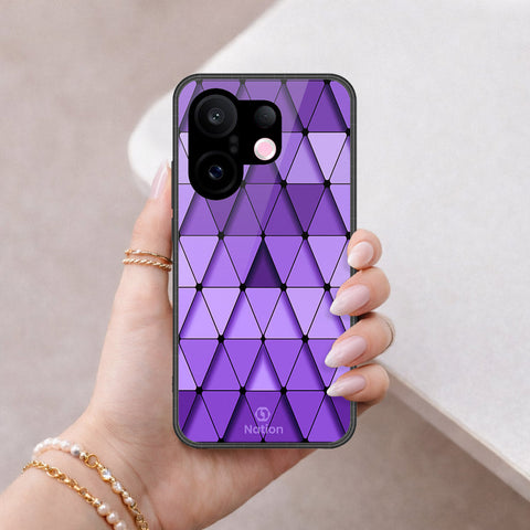 Vivo S30 Pro Mini Cover - ONation Pyramid Series - HQ Ultra Shine Premium Infinity Glass Soft Silicon Borders Case