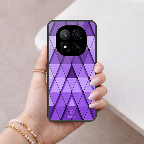 Xiaomi Poco X7 Cover - ONation Pyramid Series - HQ Ultra Shine Premium Infinity Glass Soft Silicon Borders Case