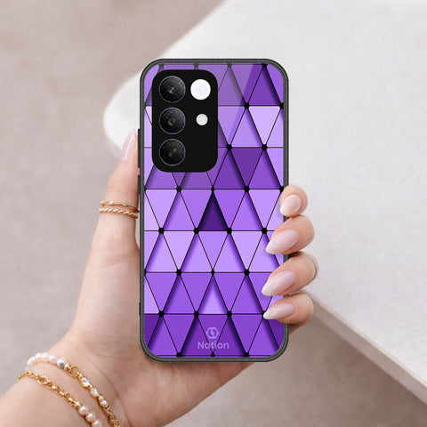 Realme C85 Pro Cover - ONation Pyramid Series - HQ Ultra Shine Premium Infinity Glass Soft Silicon Borders Case