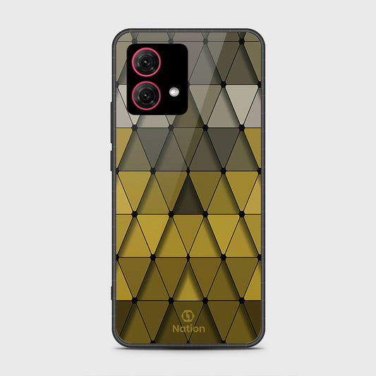 Motorola Moto G84 Cover - Onation Pyramid Series - HQ Ultra Shine Premium Infinity Glass Soft Silicon Borders Case