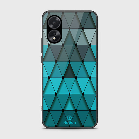 Oppo A38 Cover- Onation Pyramid Series - HQ Ultra Shine Premium Infinity Glass Soft Silicon Borders Case