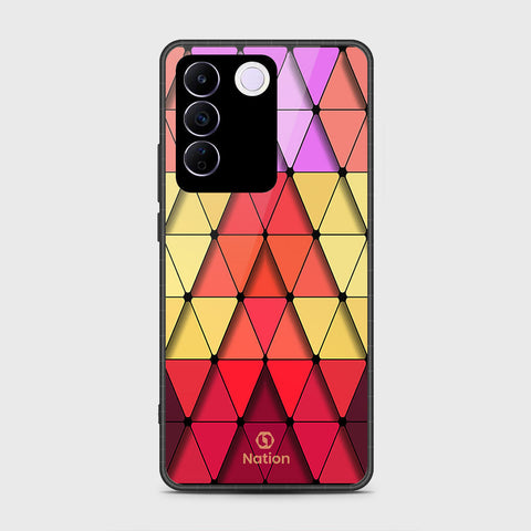 Vivo V27e Cover- Onation Pyramid Series - HQ Premium Shine Durable Shatterproof Case