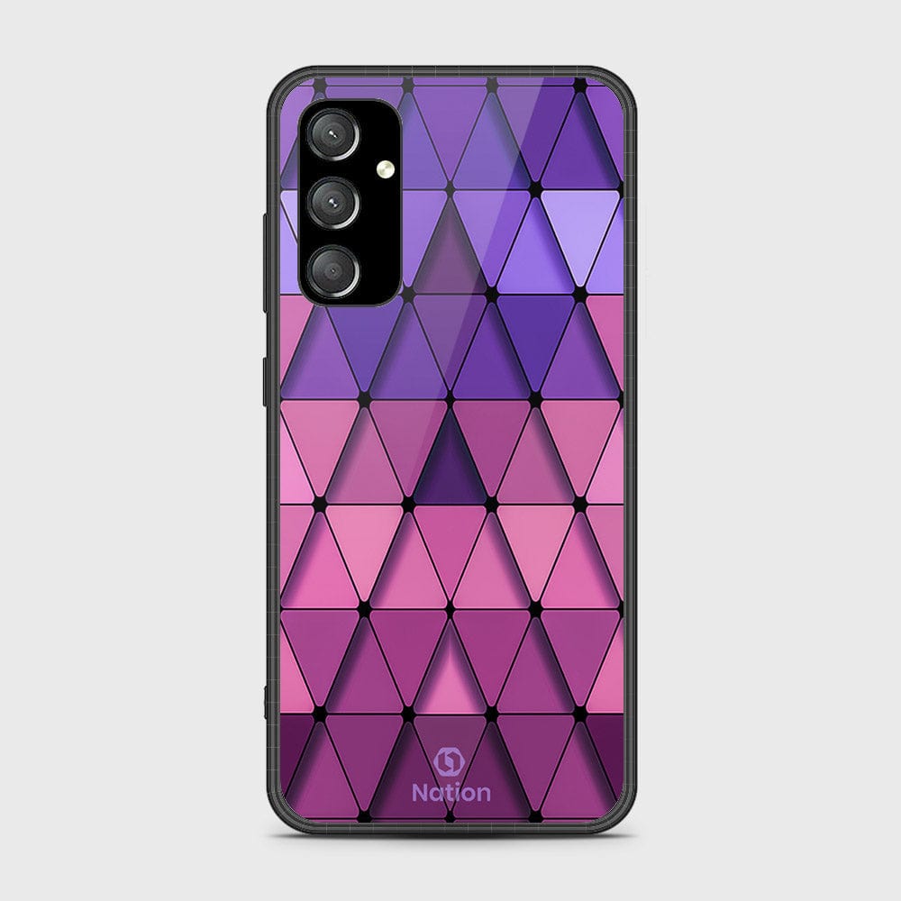 Samsung Galaxy A35 Cover- Onation Pyramid Series - HQ Ultra Shine Premium Infinity Glass Soft Silicon Borders Case (Fast Delivery)