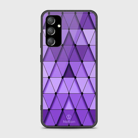 Samsung Galaxy A55 Cover- Onation Pyramid Series - HQ Ultra Shine Premium Infinity Glass Soft Silicon Borders Case
