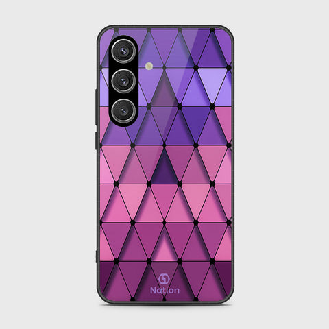 Samsung Galaxy S25 FE Cover- Onation Pyramid Series - HQ Ultra Shine Premium Infinity Glass Soft Silicon Borders Case