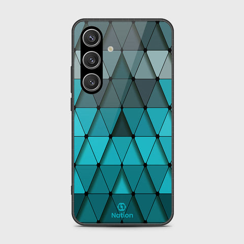 Samsung Galaxy S25 FE Cover- Onation Pyramid Series - HQ Ultra Shine Premium Infinity Glass Soft Silicon Borders Case