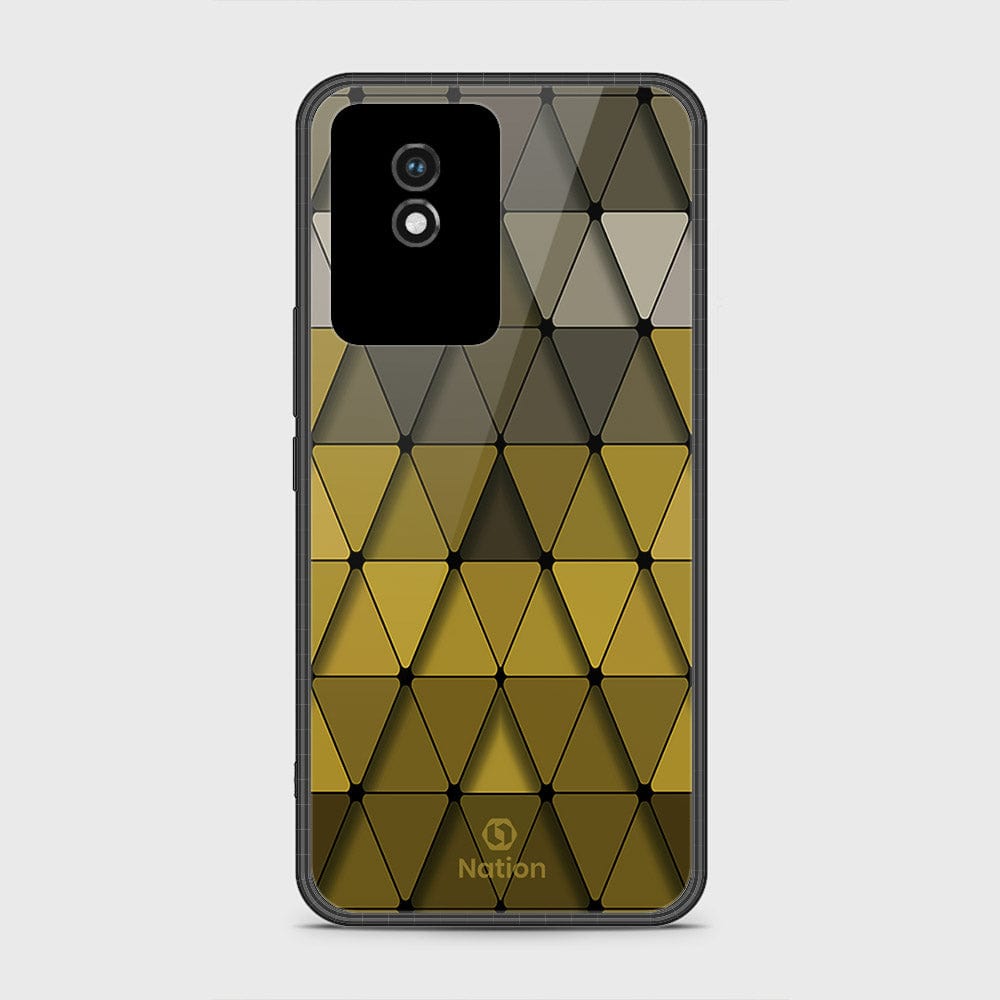 Vivo Y11 2023 Cover- Onation Pyramid Series - HQ Ultra Shine Premium Infinity Glass Soft Silicon Borders Case