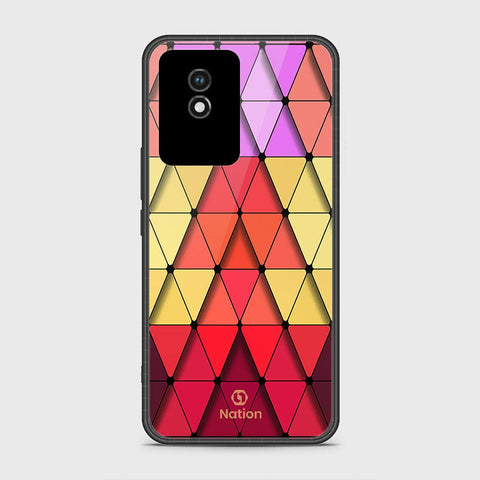 Vivo Y11 2023 Cover- Onation Pyramid Series - HQ Ultra Shine Premium Infinity Glass Soft Silicon Borders Case