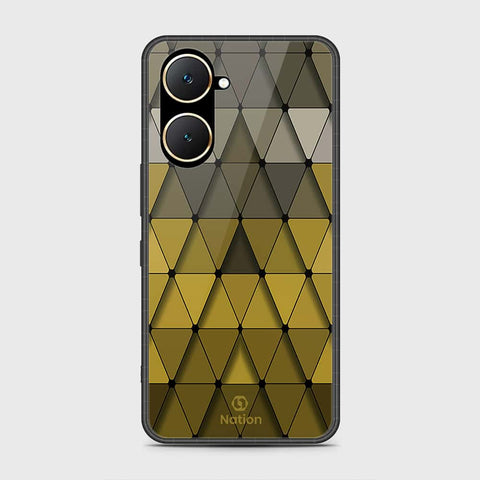 Vivo Y03t Cover- Onation Pyramid Series - HQ Ultra Shine Premium Infinity Glass Soft Silicon Borders Case