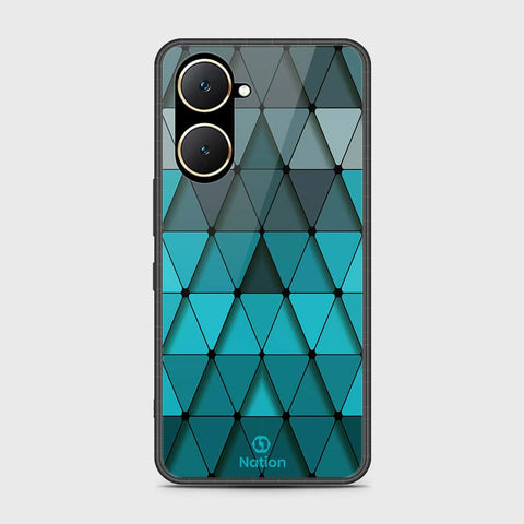 Vivo Y03 Cover- Onation Pyramid Series - HQ Ultra Shine Premium Infinity Glass Soft Silicon Borders Case (Fast Delivery)