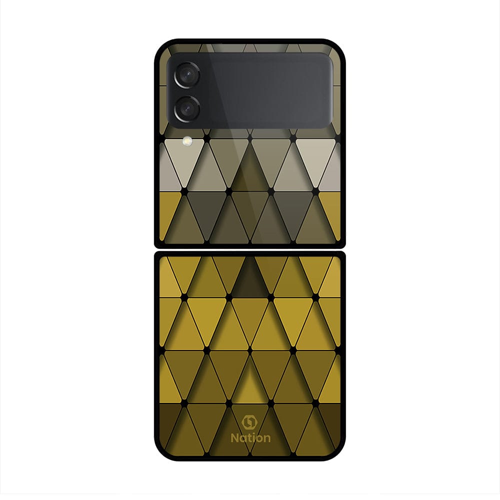 Samsung Galaxy Z Flip 3 5G Cover- Onation Pyramid Series - HQ Premium Shine Durable Shatterproof Case (Fast Delivery)