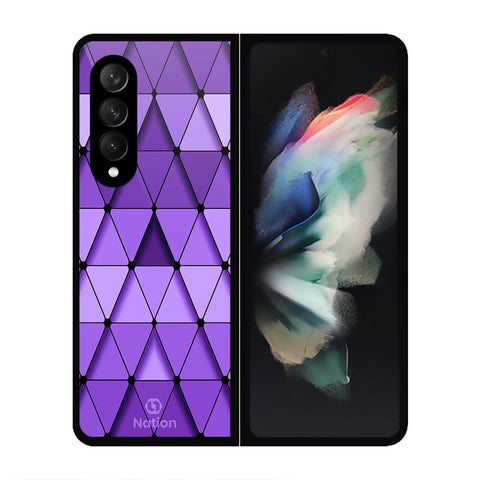 Samsung Galaxy Z Fold 3 5G Cover- Onation Pyramid Series - D1 - HQ Premium Shine Durable Shatterproof Case - Soft Silicon Borders ( Fast Delivery )