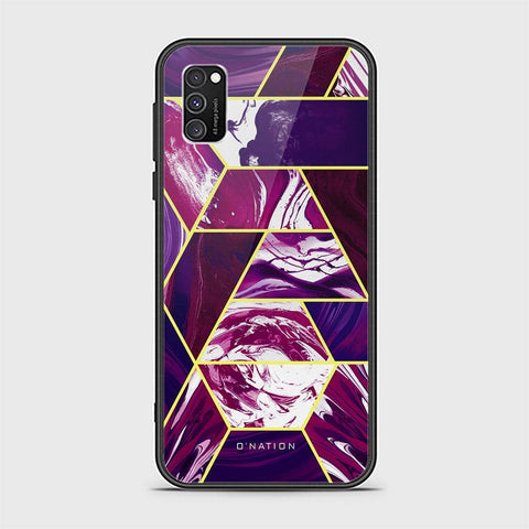 Samsung Galaxy A03s Cover - O'Nation Shades of Marble Series - HQ Ultra Shine Premium Infinity Glass Soft Silicon Borders Case