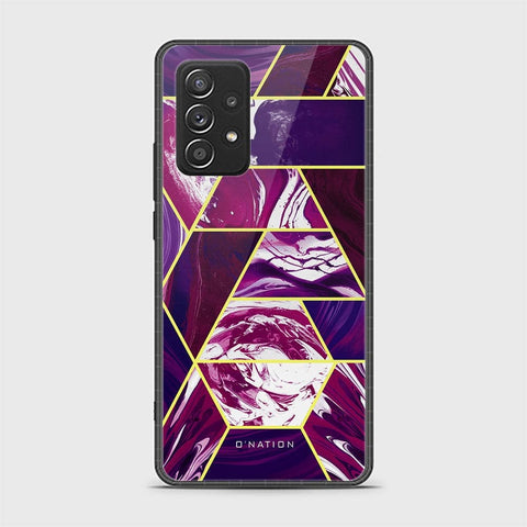 Samsung Galaxy A52s 5G Cover - O'Nation Shades of Marble Series - HQ Ultra Shine Premium Infinity Glass Soft Silicon Borders Case