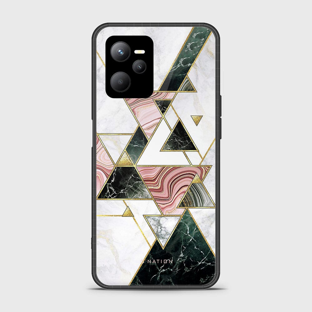 Realme C35 Cover - O'Nation Shades of Marble Series - D265 - HQ Ultra Shine Premium Infinity Glass Soft Silicon Borders Case ( Fast Delivery )