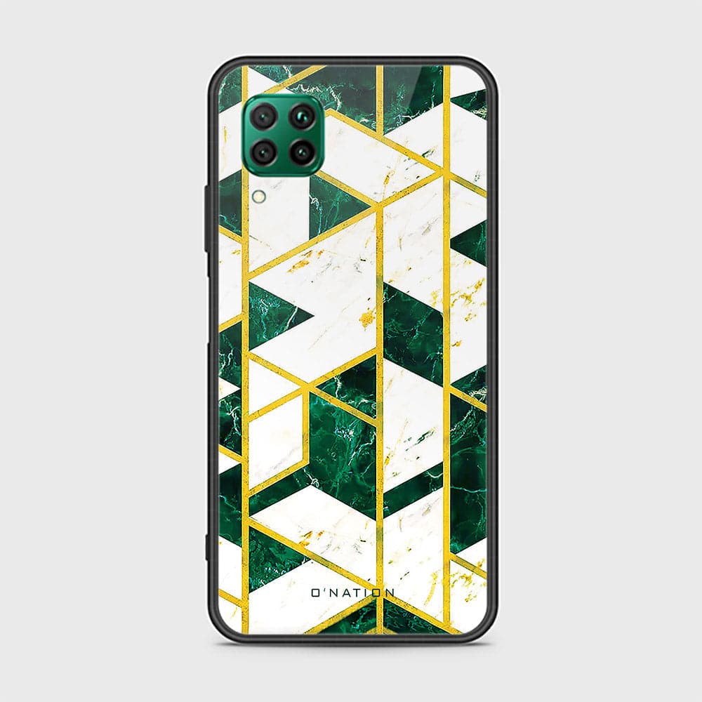 Huawei Nova 7i Cover - O'Nation Shades of Marble Series - HQ Ultra Shine Premium Infinity Glass Soft Silicon Borders Case (Fast Delivery)