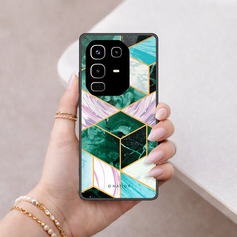 Infinix Note 50 Pro 4G Cover - O'Nation Shades of Marble Series - HQ Ultra Shine Premium Infinity Glass Soft Silicon Borders Case