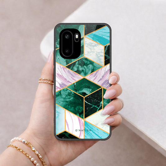 OnePlus Ace 6 Cover - O'Nation Shades of Marble Series - HQ Ultra Shine Premium Infinity Glass Soft Silicon Borders Case