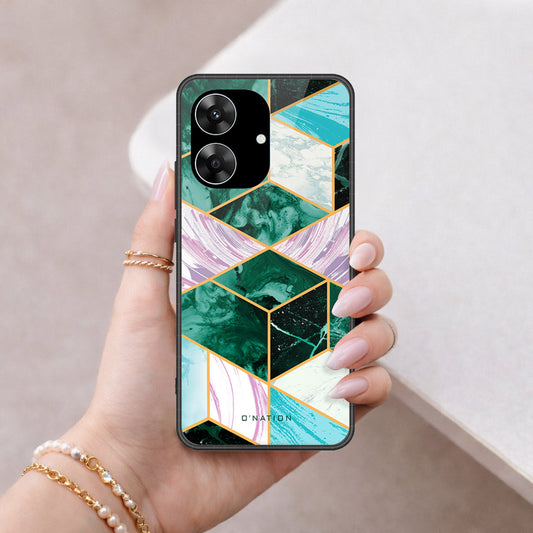 Realme Note 60 Cover - O'Nation Shades of Marble Series - HQ Ultra Shine Premium Infinity Glass Soft Silicon Borders Case