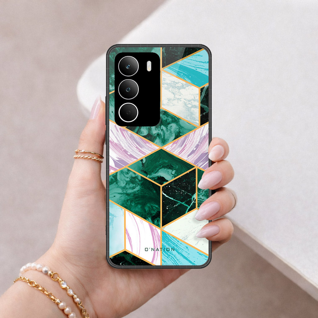 Realme Note 70T Cover - O'Nation Shades of Marble Series - HQ Ultra Shine Premium Infinity Glass Soft Silicon Borders Case