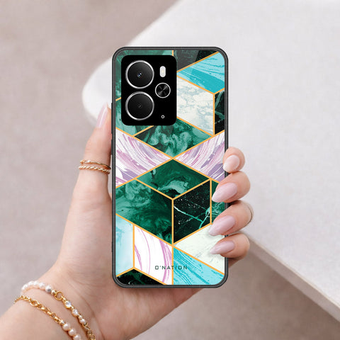 Realme 14 Cover - O'Nation Shades of Marble Series - HQ Ultra Shine Premium Infinity Glass Soft Silicon Borders Case