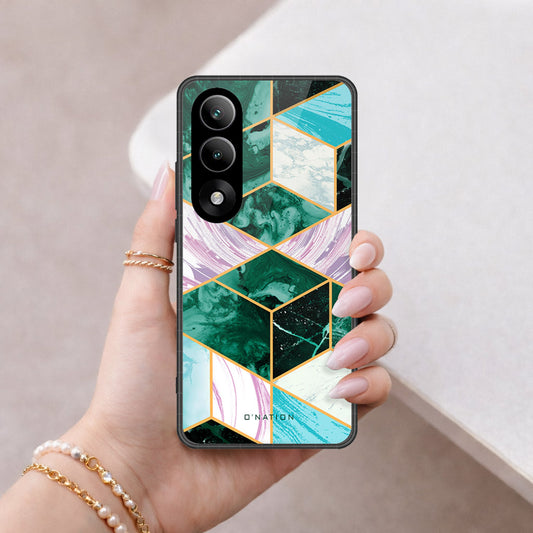 OnePlus Ace 5 Ultra Cover - O'Nation Shades of Marble Series - HQ Ultra Shine Premium Infinity Glass Soft Silicon Borders Case