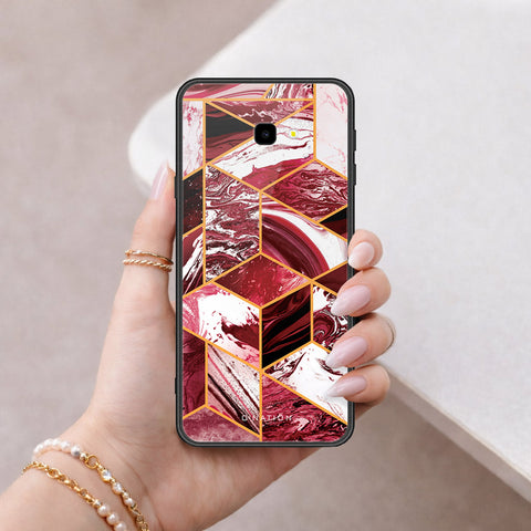 Samsung Galaxy J4 Plus Cover - O'Nation Shades of Marble Series - HQ Ultra Shine Premium Infinity Glass Soft Silicon Borders Case