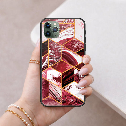 iPhone 11 Pro - O'Nation Shades of Marble Series - HQ Ultra Shine Premium Infinity Glass Soft Silicon Borders Case
