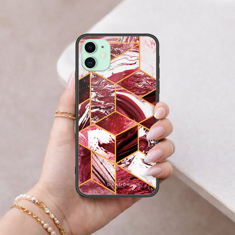 iPhone 11 - O'Nation Shades of Marble Series - HQ Ultra Shine Premium Infinity Glass Soft Silicon Borders Case