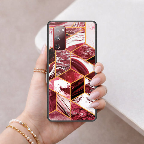 Samsung Galaxy S20 FE Cover - O'Nation Shades of Marble Series - HQ Ultra Shine Premium Infinity Glass Soft Silicon Borders Case
