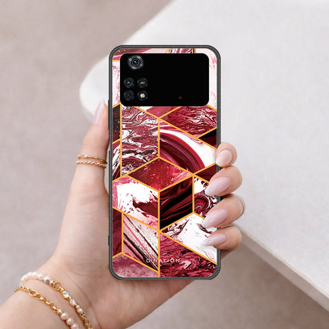 Xiaomi Poco M4 Pro Cover - O'Nation Shades of Marble Series - HQ Ultra Shine Premium Infinity Glass Soft Silicon Borders Case