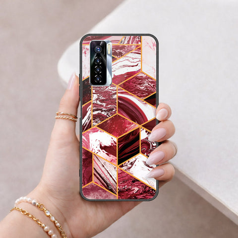 Tecno Camon 17 Pro Cover - O'Nation Shades of Marble Series - HQ Ultra Shine Premium Infinity Glass Soft Silicon Borders Case