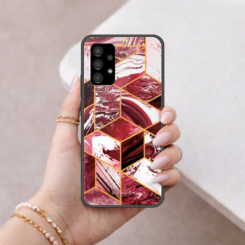 Samsung Galaxy A73 5G Cover - O'Nation Shades of Marble Series - HQ Ultra Shine Premium Infinity Glass Soft Silicon Borders Case