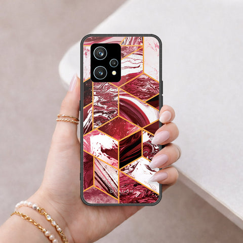 Realme 9 Pro Plus  Cover - O'Nation Shades of Marble Series - HQ Ultra Shine Premium Infinity Glass Soft Silicon Borders Case