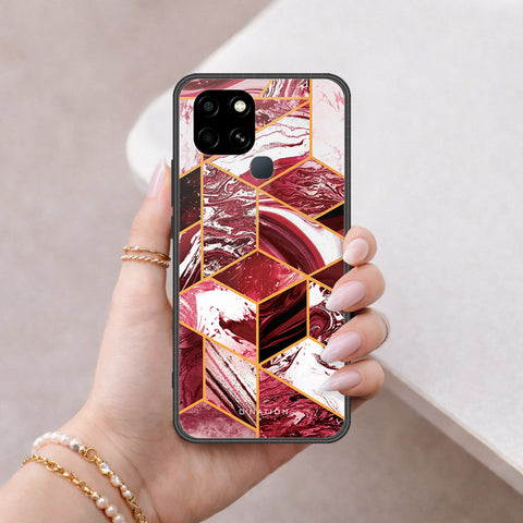 Infinix Smart 6 Cover - ONation Persian Rugs Series 2 - HQ Ultra Shine Premium Infinity Glass Soft Silicon Borders Cas