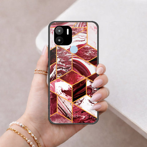Xiaomi Poco C50 Cover - O'Nation Shades of Marble Series - HQ Ultra Shine Premium Infinity Glass Soft Silicon Borders Case