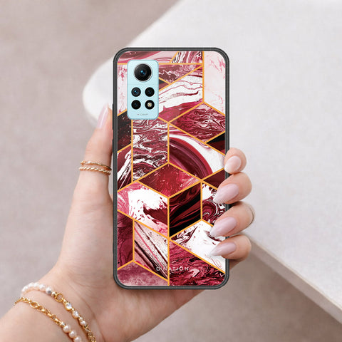 Xiaomi Redmi Note 12 Pro 4G Cover - O'Nation Shades of Marble Series - HQ Ultra Shine Premium Infinity Glass Soft Silicon Borders Case