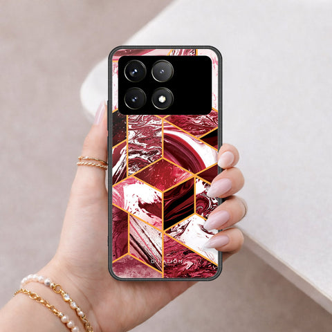 Xiaomi Poco F6 Pro Cover - O'Nation Shades of Marble Series - HQ Ultra Shine Premium Infinity Glass Soft Silicon Borders Case