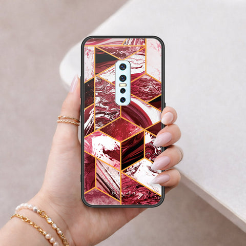 Vivo V17 Pro Cover - O'Nation Shades of Marble Series - HQ Ultra Shine Premium Infinity Glass Soft Silicon Borders Case