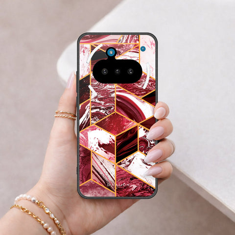 Nothing Phone 3a Cover - O'Nation Shades of Marble Series - HQ Ultra Shine Premium Infinity Glass Soft Silicon Borders Case