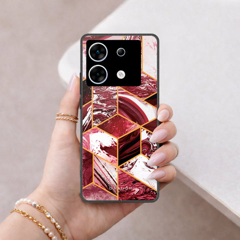 Infinix Zero 30 5G Cover - O'Nation Shades of Marble Series - HQ Ultra Shine Premium Infinity Glass Soft Silicon Borders Case